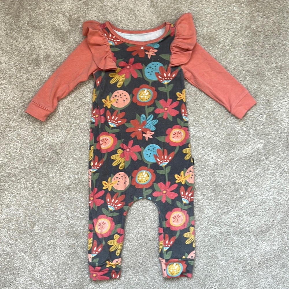 Rags to Raches long sleeve romper